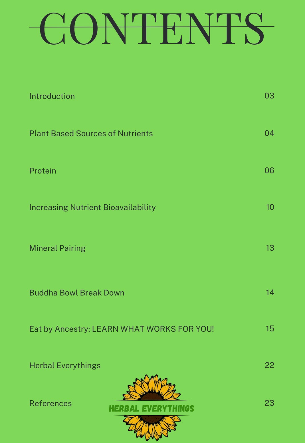 Plant-Based Nutrient Guide E-Book